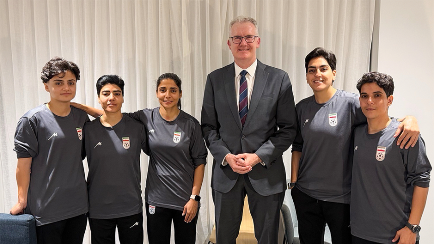 21 Iranian womens soccer players weigh return home after 5 granted asylum