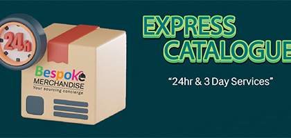 Bespoke Merchandise Launches 24 Hour Express Catalog, Empowering Marketing Managers with Instant Promotional Products