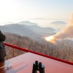 North Korea tests solid-fuel missile engine as Kim boosts threat to US mainland
