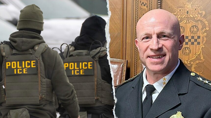 Pittsburgh police officers accused of ignoring ICE agents struggle with suspect