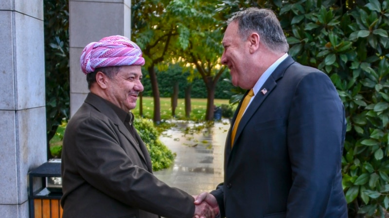 VOA Kurdish: Barzani urges Syrian Kurdish unity in talks with SDF commander
