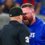 Blue Jays manager John Schneider ejected after face-to-face, fiery argument with umpire in loss to Dodgers