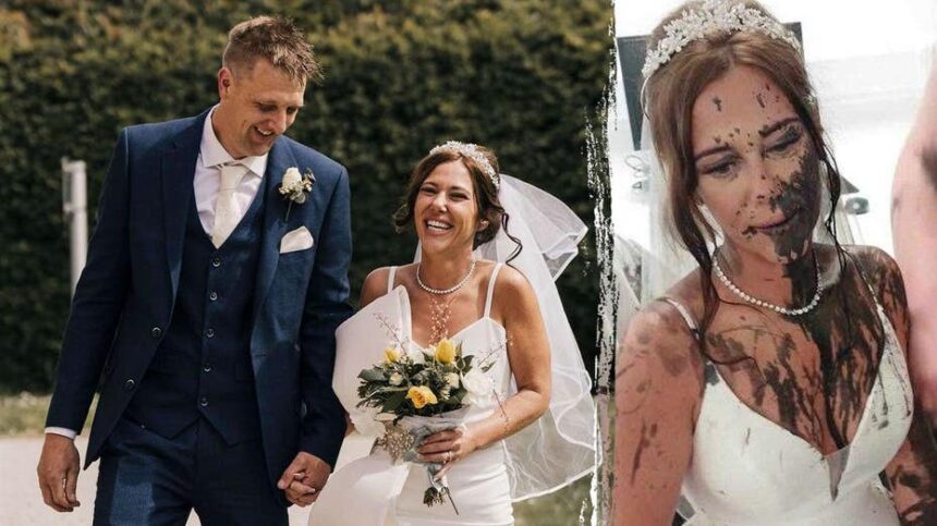 Brides sister-in-law douses her in black paint moments before ceremony in horrifying revenge attack