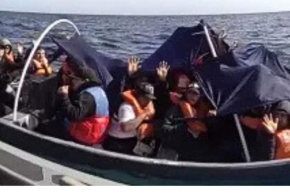 CBP joins forces with Coast Guard to intercept 3 smuggling boats, apprehend 60 people off California coast
