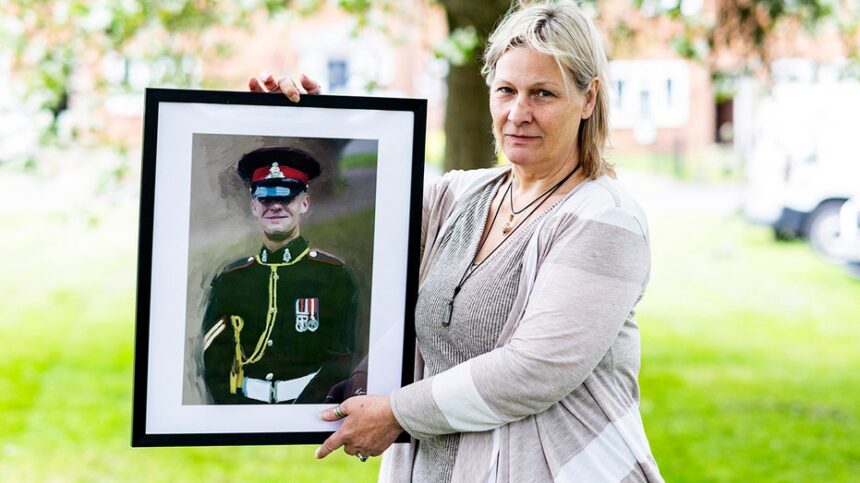 Grieving mom hospitalized with rare broken heart syndrome after veteran sons suicide