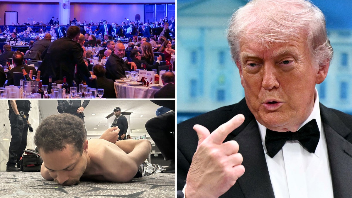 In pictures: Before and after the 2026 White House Correspondents Dinner shooting