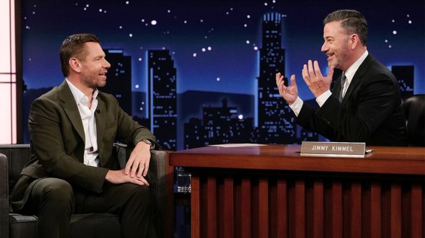 Jimmy Kimmel ignores Swalwell news after ex-lawmaker announced campaign on late-night host's show last year