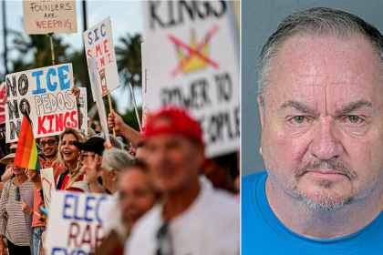 Local Dem leader says he was not 'an aggressor' after arrest for hitting man with bullhorn at 'No Kings' rally