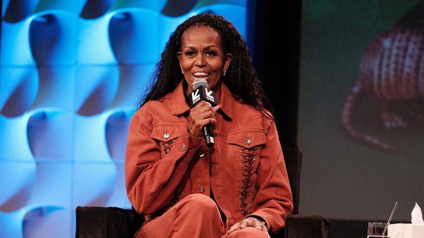 Michelle Obama says America going through its 'janky' era