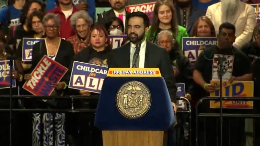 NYC mayor touts socialist wins in first 100 days alongside Bernie Sanders