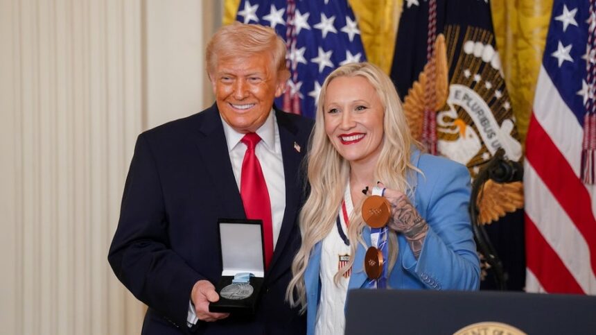 Olympic legend Kaillie Humphries signs with activist sportswear brand XX-XY Athletics amid political rise