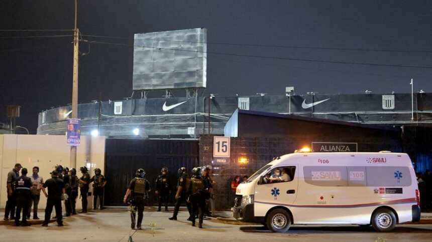 One dead and dozens injured during pregame event in Peru soccer stadium