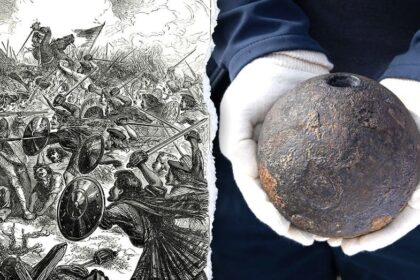 Unexploded mortar shell from bloodiest battle in country's history unearthed after nearly 280 years