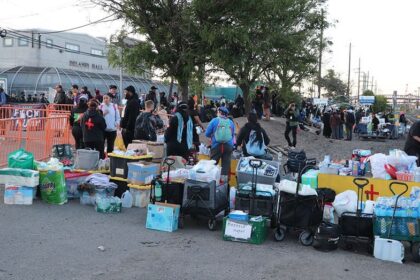 Agitators outside Delaney Hall set up organized logistics operation before Newark protests began