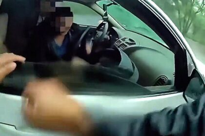 Baby pulled from vehicle trapped in raging floodwaters in dramatic rescue caught on video