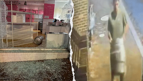 Man arrested for allegedly hurling beer keg through window of famous Georgetown Cupcake bakery