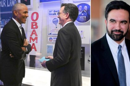 Obama, Colbert gush over Zohran Mamdani as they discuss Democratic Party's future