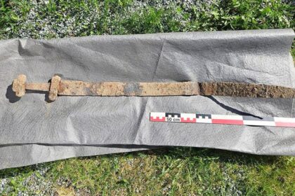 Ancient Viking sword discovered 'sticking up out of the ground' after 1,300 years