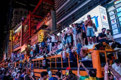 Chaos unfolds in New York City after Knicks win first NBA championship in decades