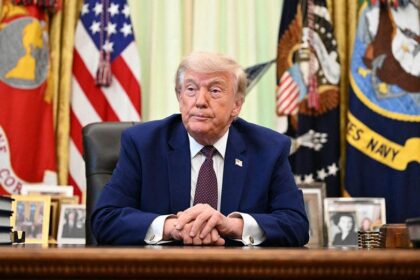 Why Trump changes his tune after aides convince him to stick to a script as Republicans defect