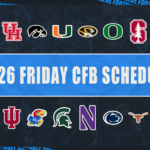 2026 College Football Friday Schedule: Dates, Times, TV Channels, Streaming