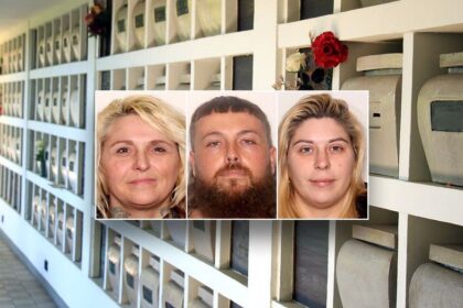 Alleged tomb-raiding trio arrested in cross-country cemetery spree 'to steal from the dead,' police say