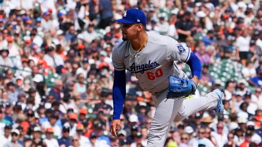 Dodgers Edgardo Henriquez throws fastest strikeout pitch in team history against Tigers