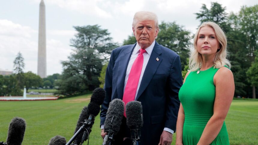 Karoline Leavitt reveals shes advised Trump on White House replacement in final interview as press secretary