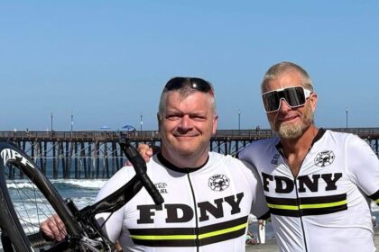 Navy veterans reunite after 30 years for 'grueling' cross-country bike challenge honoring 9/11