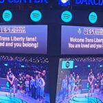 NY Liberty run pro-trans messages on scoreboard vs Fever as protesters erupt outside arena, refuse interview