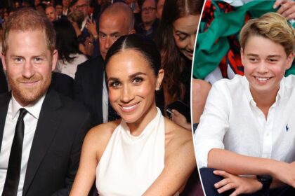 Prince Harry and Meghan Markle wont hijack Prince Georges historic Eton debut, royal expert says