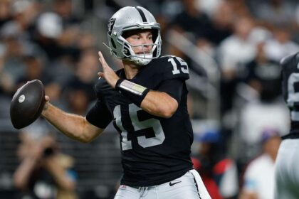 Raiders rookie Fernando Mendoza thanks God for an NFL debut that compares favorably to 'Mr Brady'