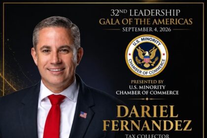 U.S. Minority Chamber of Commerce Honors Dariel Fernandez as âPublic Servant of the Americas 2026â