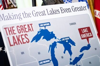 Majority of Americans reject Trumps renaming of Lake Ontario to Lake America, poll finds