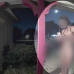 Naked DoorDash driver delivers food to Texas home in shocking security camera video