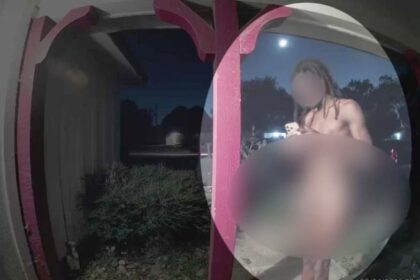 Naked DoorDash driver delivers food to Texas home in shocking security camera video